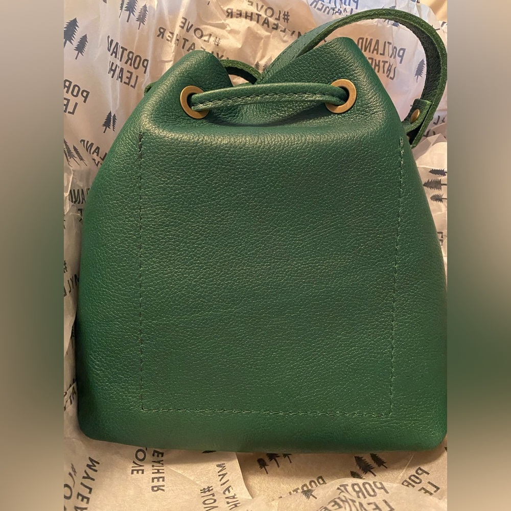 🆕 Portland Leather Goods Small Bucket - Bacalar 💚 - Picture 9 of 13